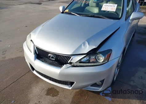 2011 Lexus Is 250 from USA, damaged, VIN JTHBF5C24B5152109